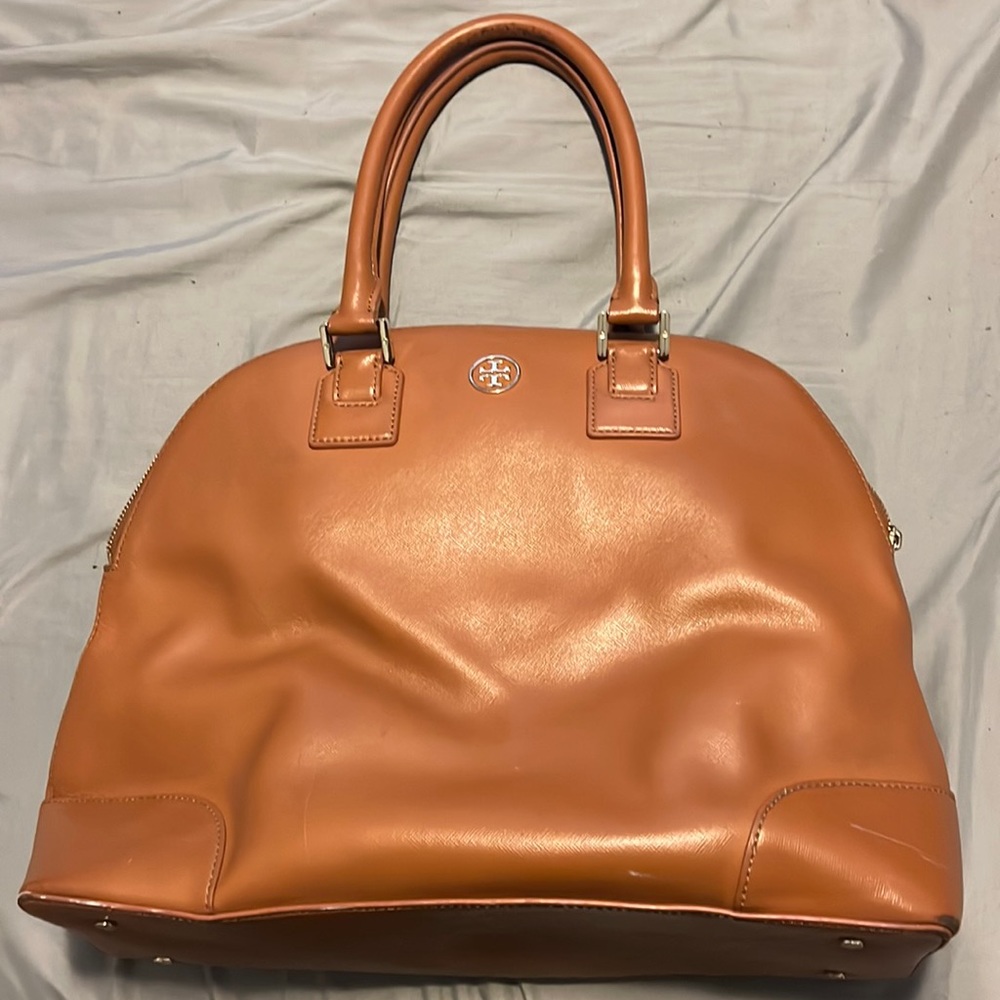 Tory Burch dome bag. Had a few marks as show but great price.